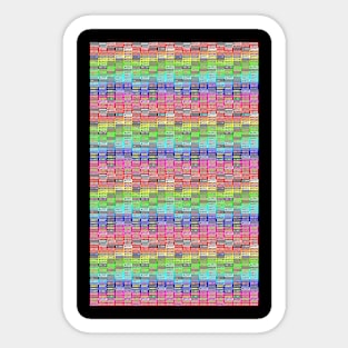 256 Websafe Hex Rainbow Sticker